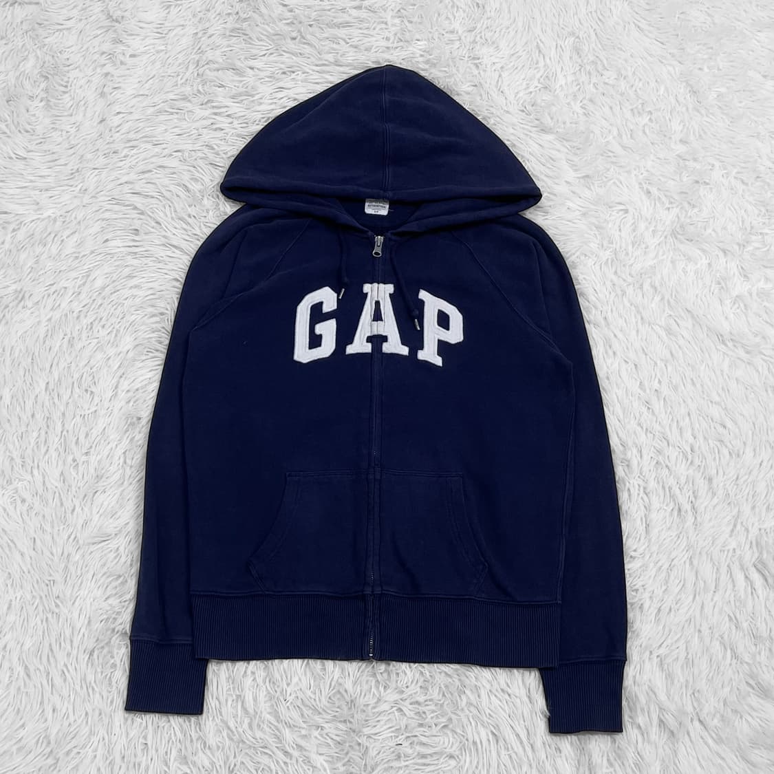 갭 Gap 스펠 로고 후드집업 네이비 상품이미지2