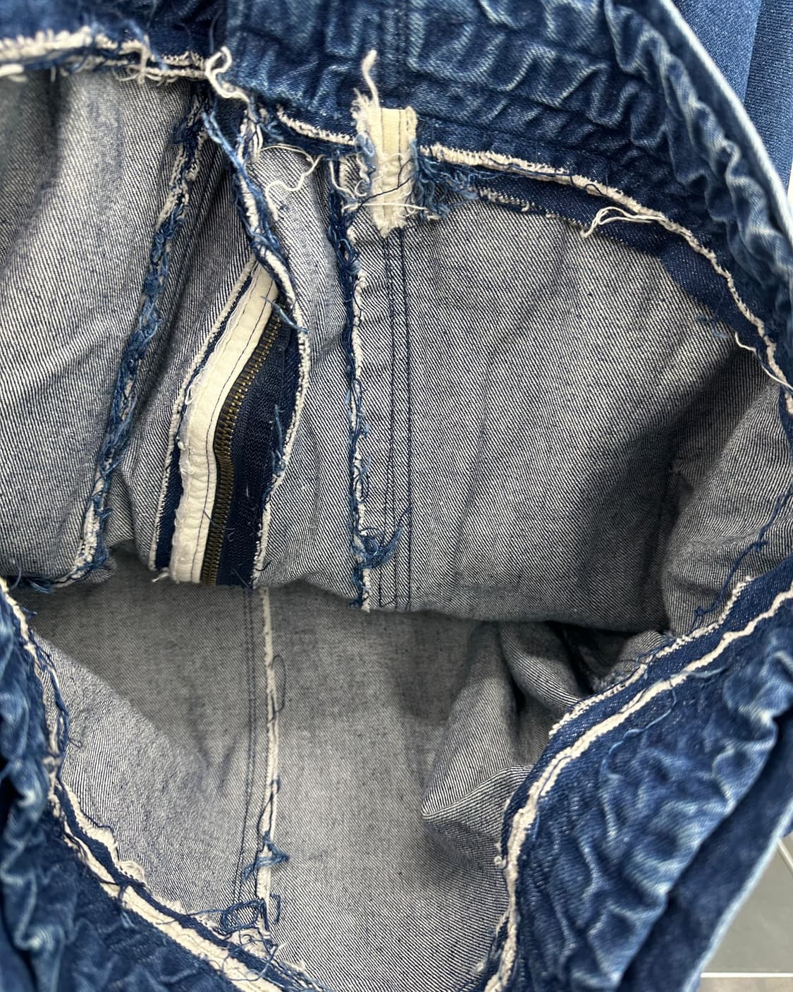 (L오버핏)리워크 가오리핏 데님자켓-M1490 상품이미지5