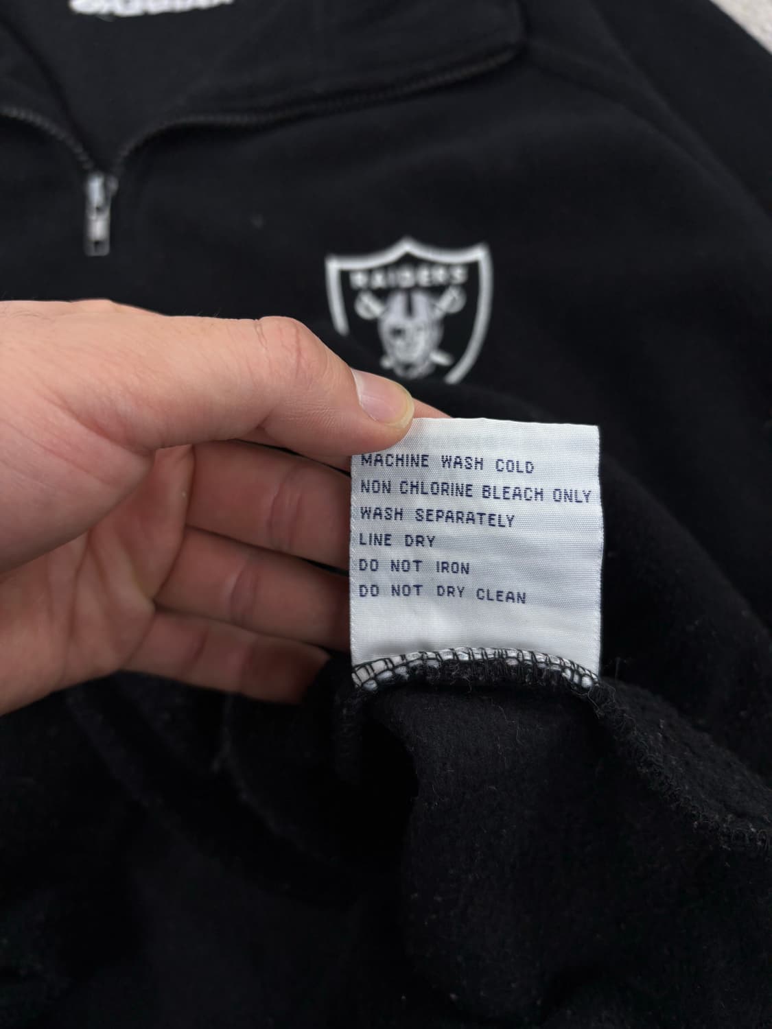 Majestic LA Raiders Fleece Anorak    상품이미지5