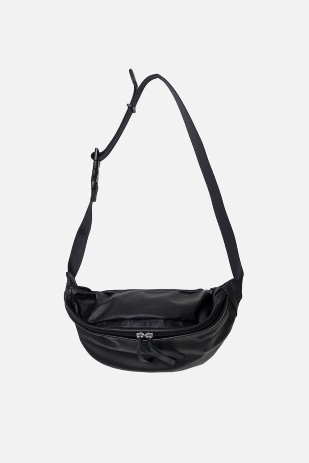 Hender Scheme 핸더스킴 카우레더 파우치백 블랙 상품이미지1