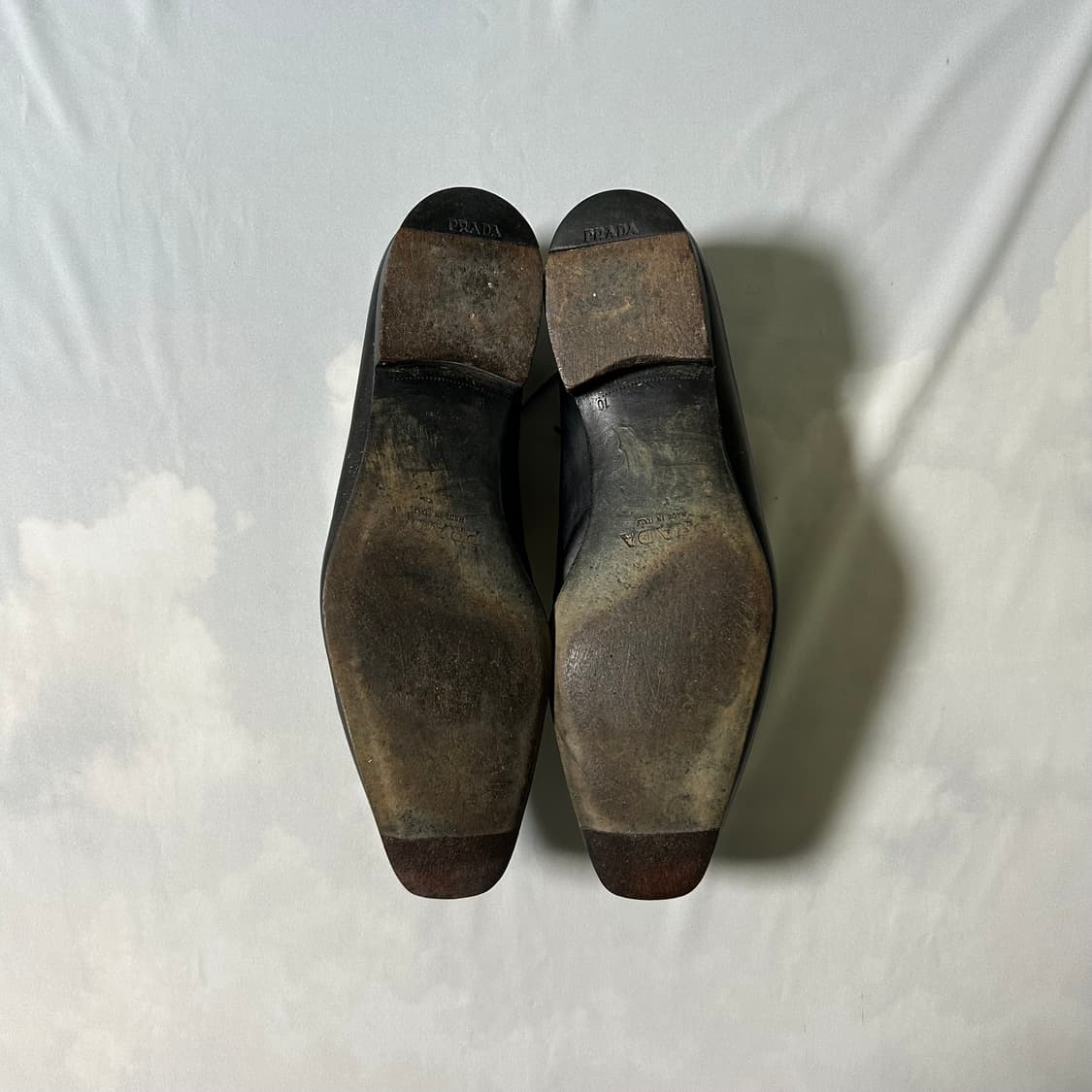 Prada classic semi square toe derby 상품이미지5