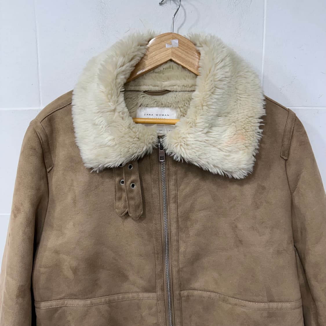 자라 롱 무스탕 상품이미지2