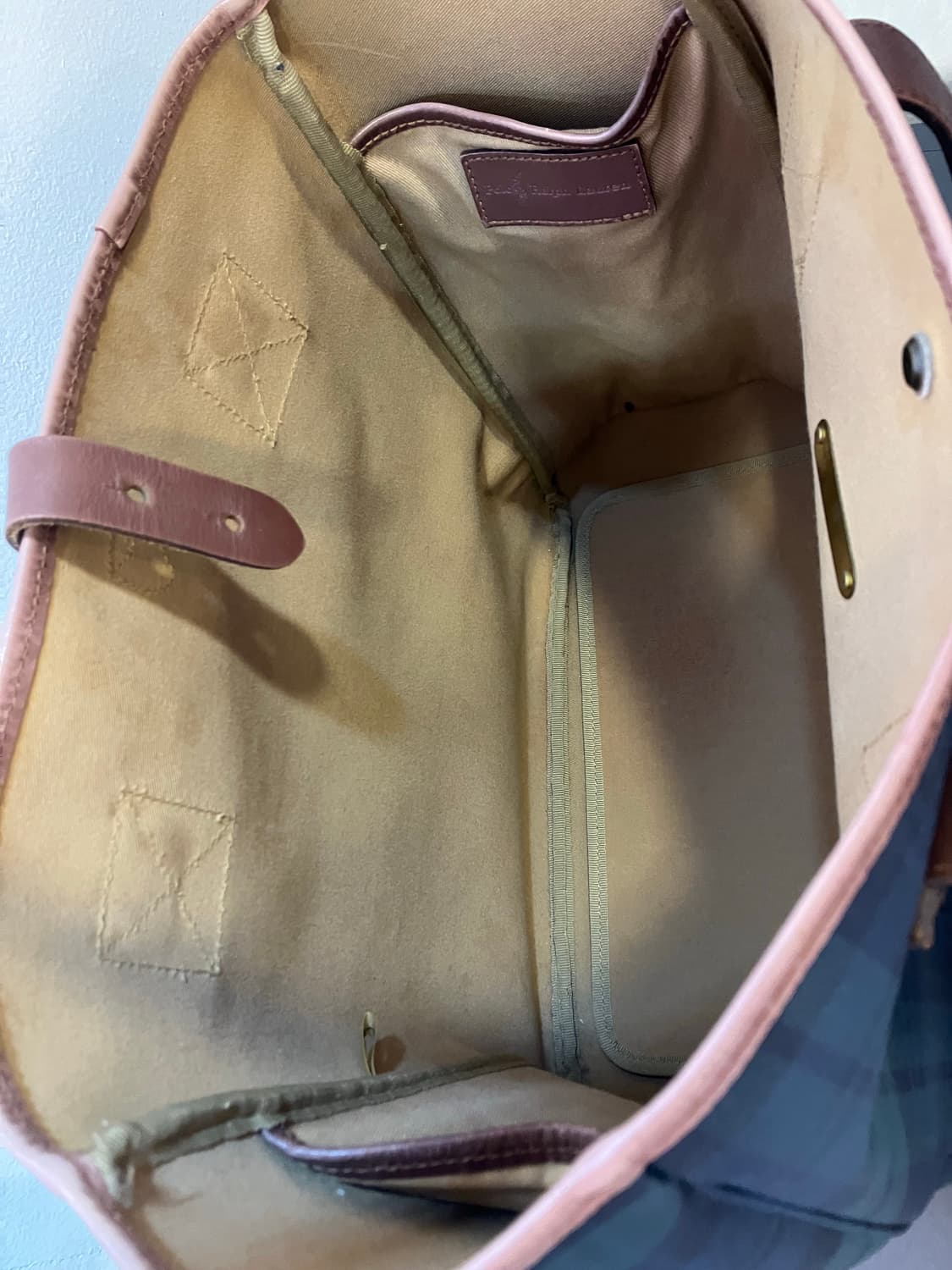 폴로랄프로렌 타탄체크 토트백 상품이미지8