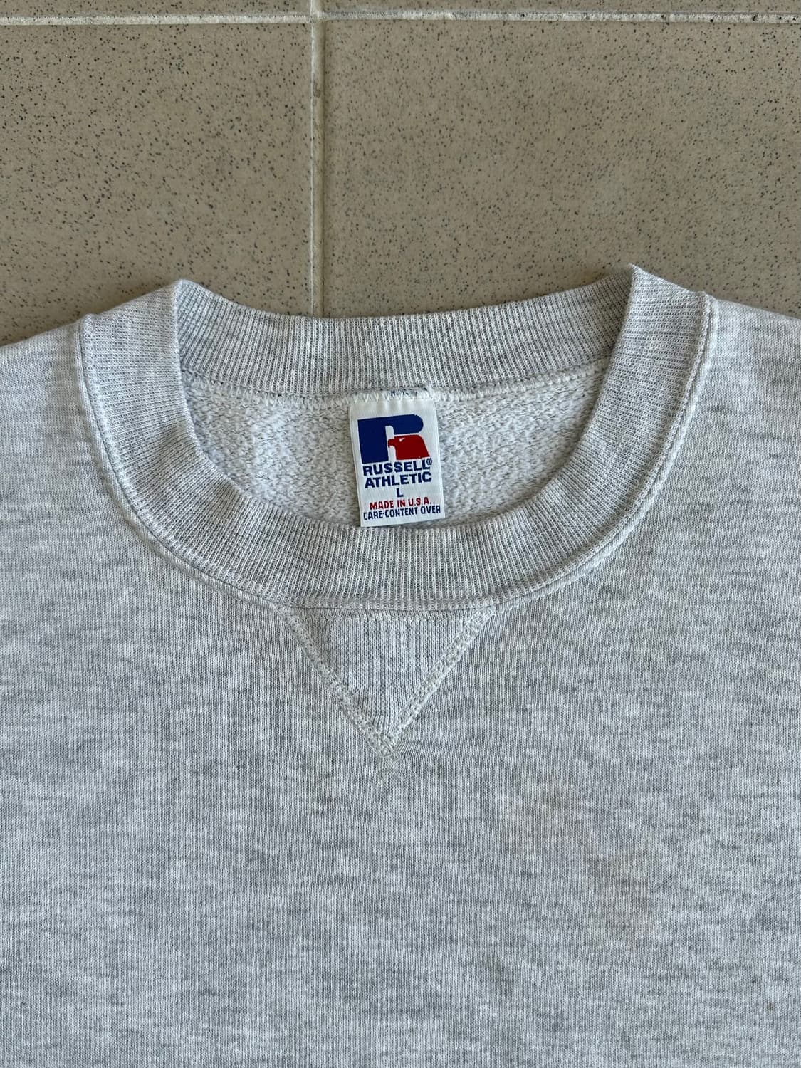 90s 빈티지 러셀 스웻셔츠 그레이 L USA 상품이미지6