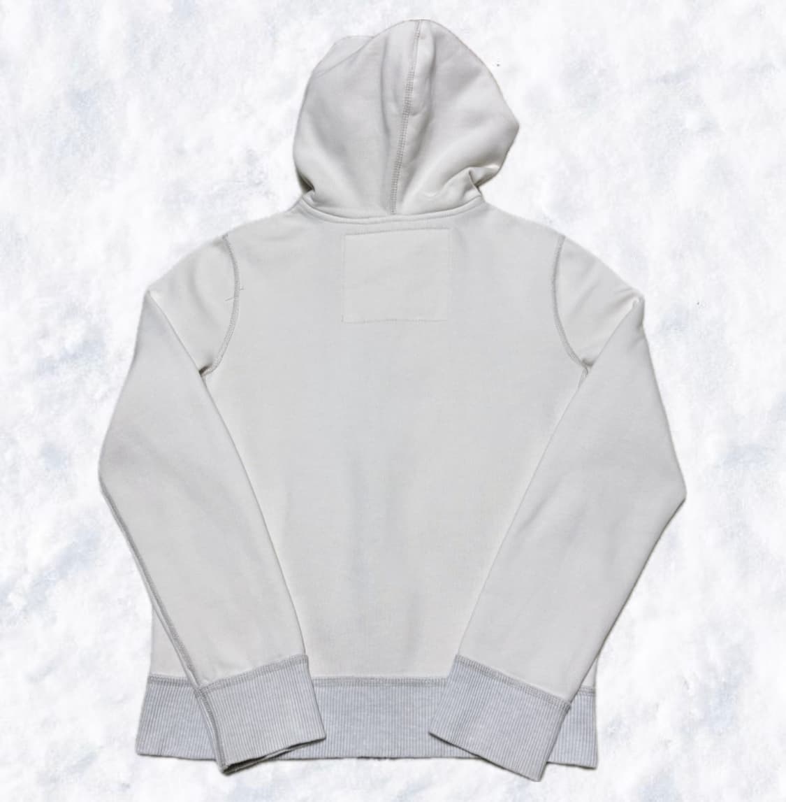 아베크롬비 화이트 네이비 후드집업 상품이미지3