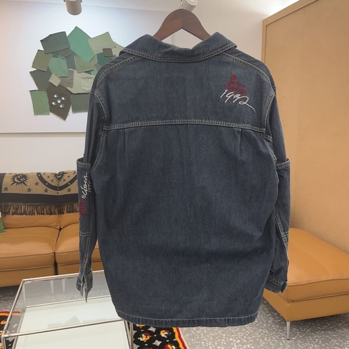  FUBU 클래식 올드스쿨 빈티지 데님 셔츠 95 C06440 상품이미지4