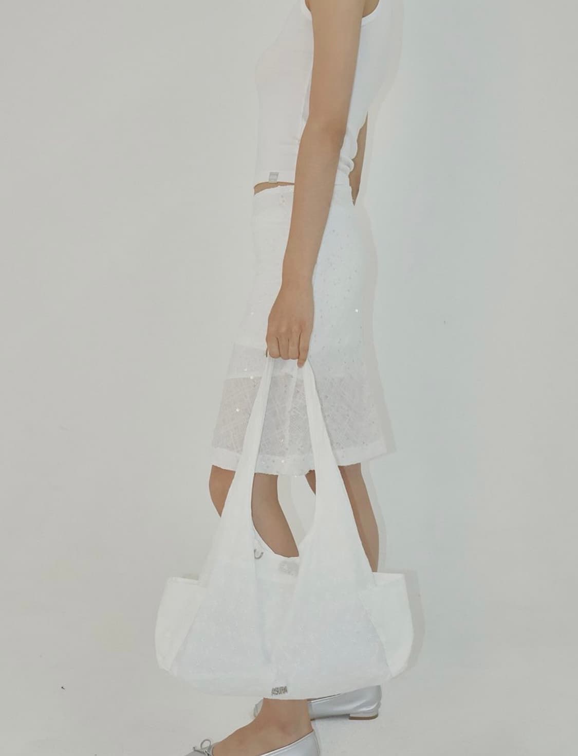 아수라 SUMMER FLOWER BAG (WHITE) 상품이미지3