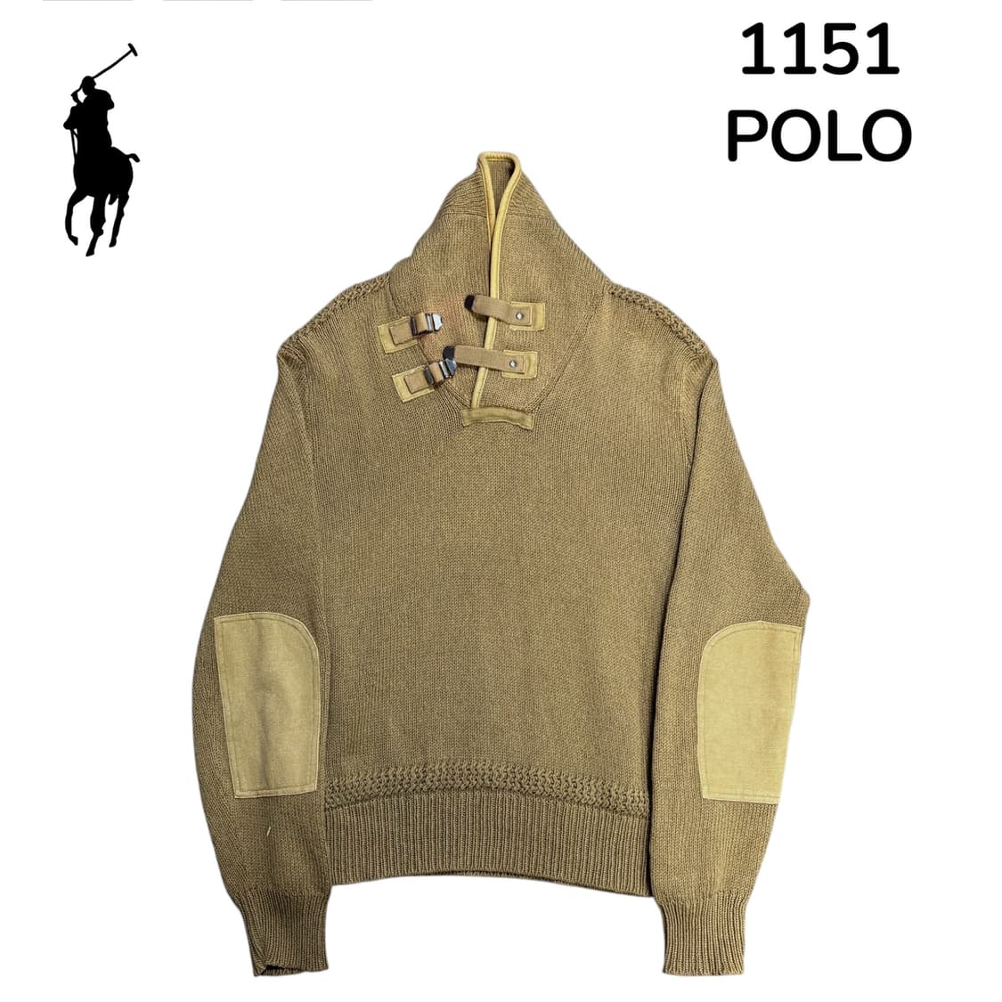 대장급 폴로 랄프로렌 브라운 아카이브 니트 XL 상품이미지2