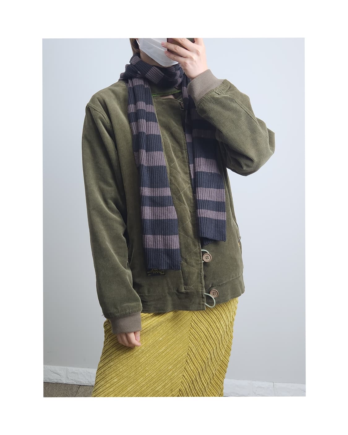 스트라이프 울 머플러 상품이미지1