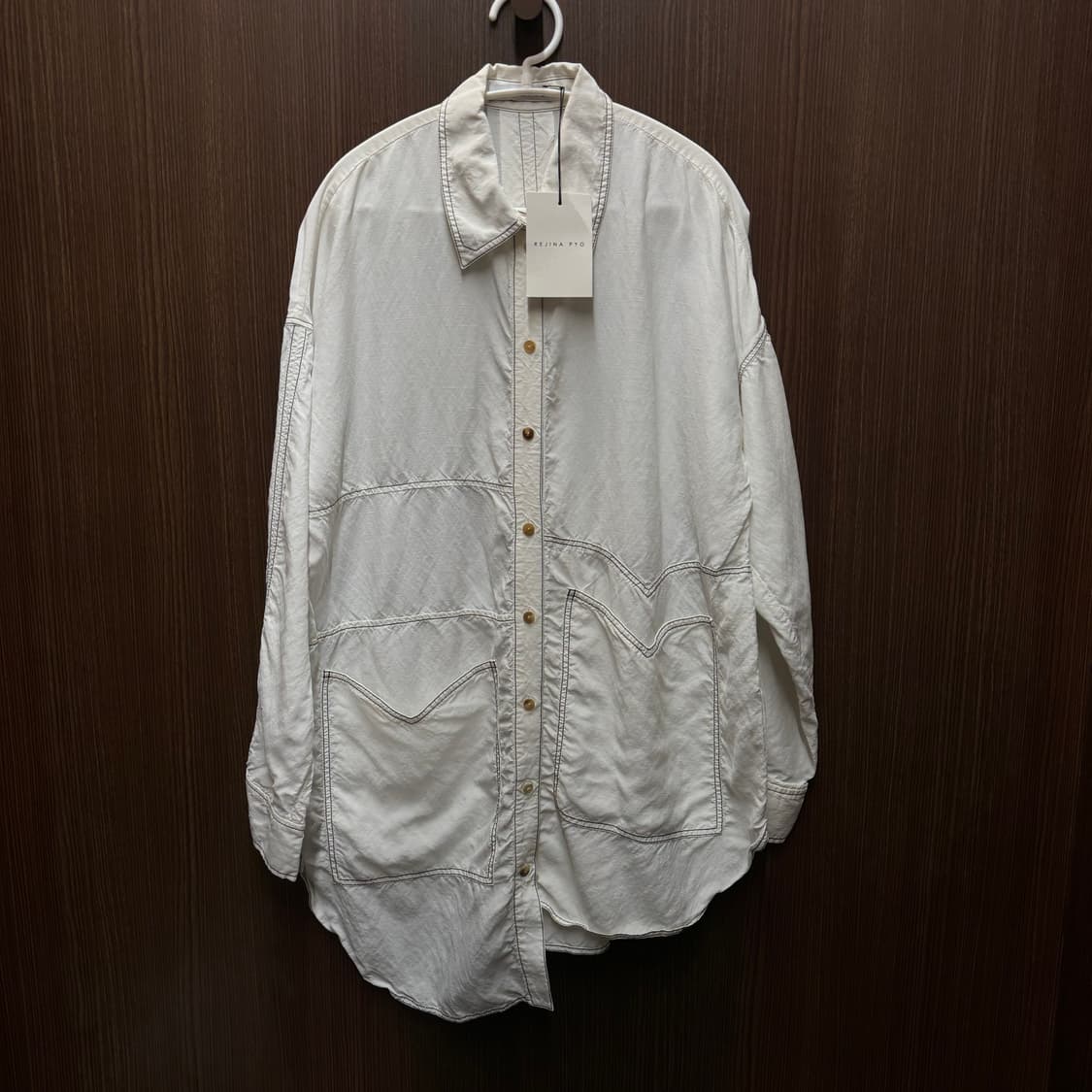 (새상품) 레지나표 린넨셔츠  상품이미지1
