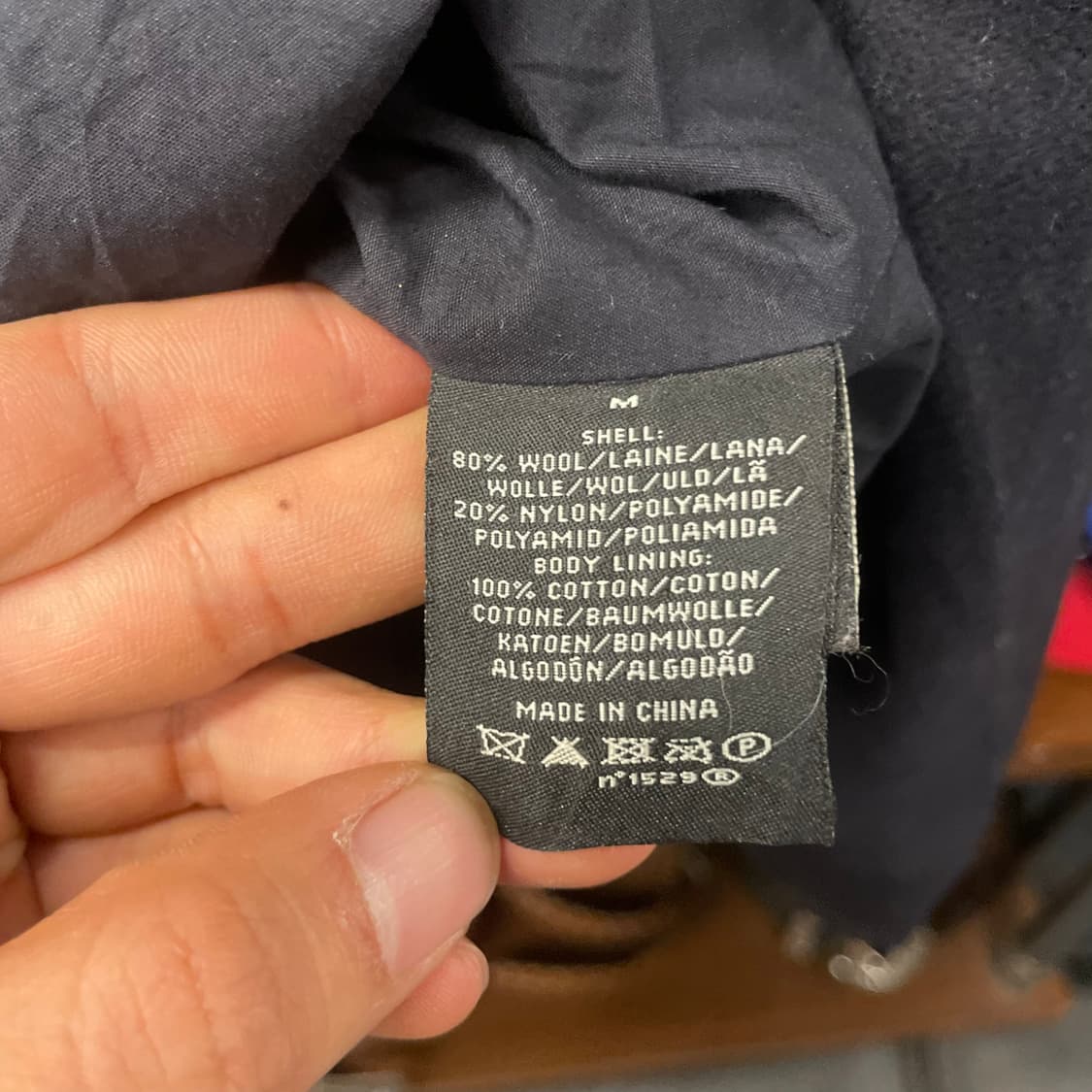 폴로 진스 컴퍼니 MSC 디어 클럽 패치 집업 모직 자켓 N298 상품이미지9