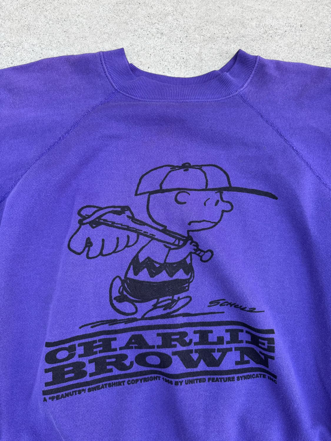 80s 스누피 찰리 브라운 크루넥 상품이미지2