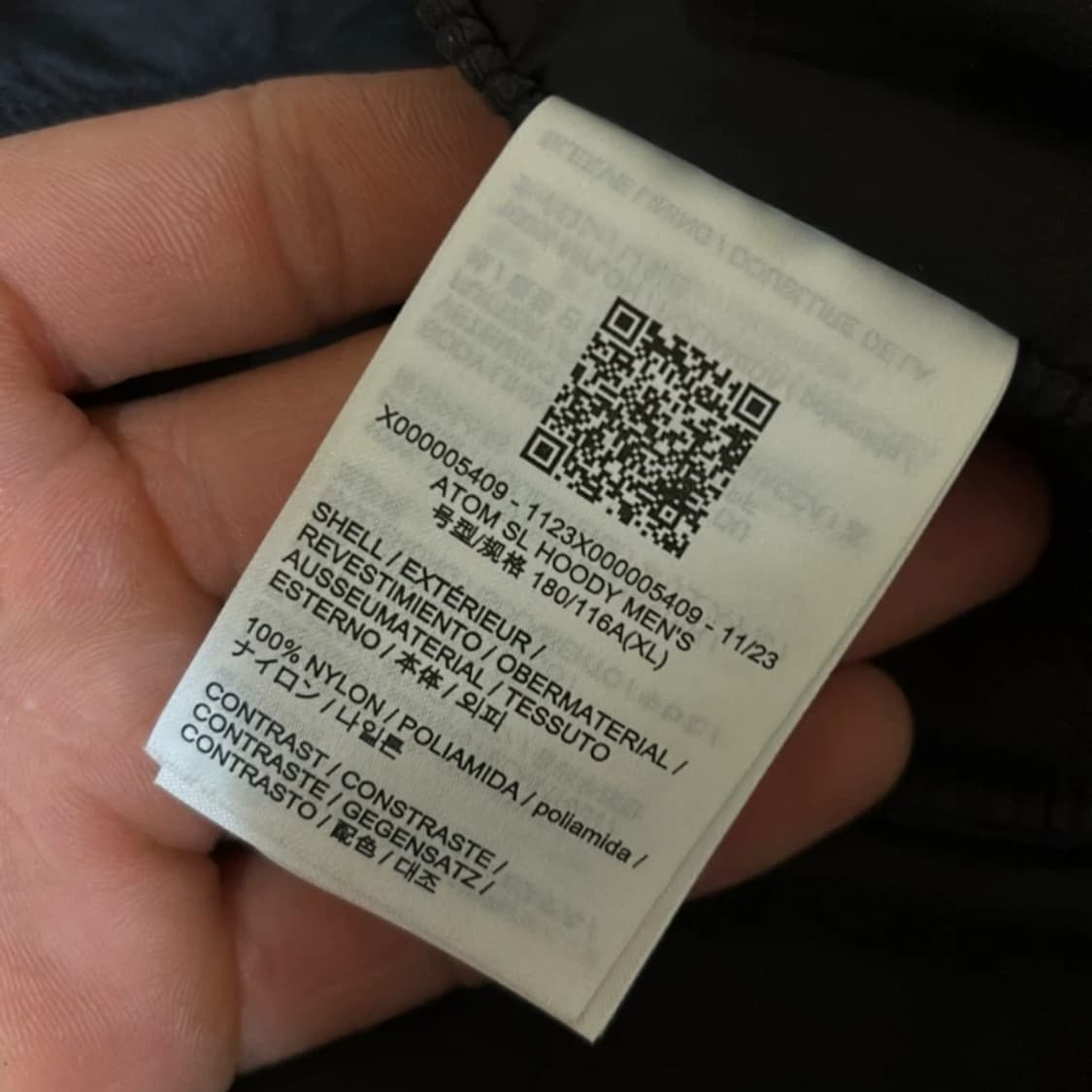 아크테릭스 아톰 후디 SL 블랙 상품이미지4