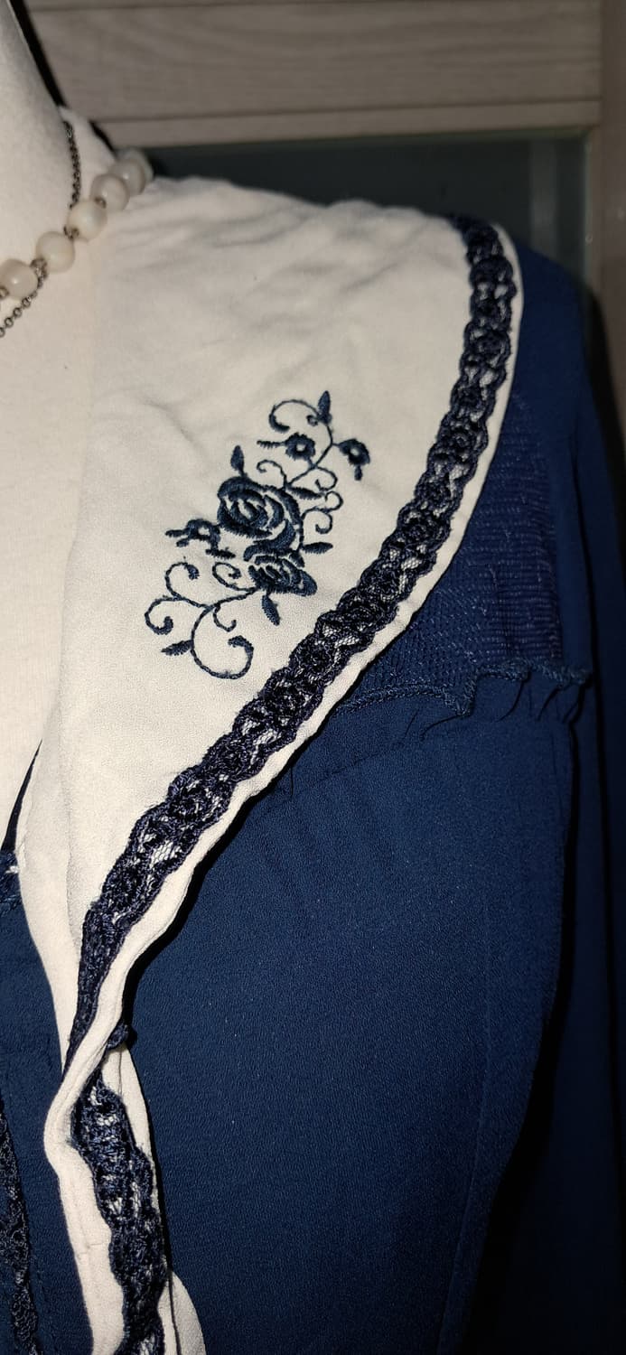 엑시즈팜 세일러 네이비 원피스 상품이미지6