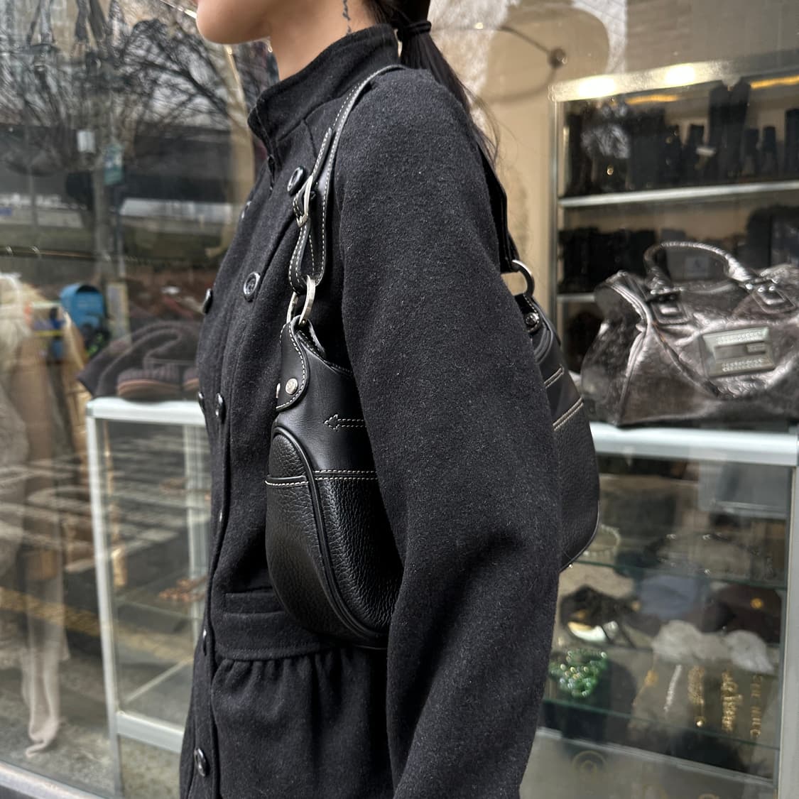 00s 카파치 이태리 가죽 애로우 가방 상품이미지8