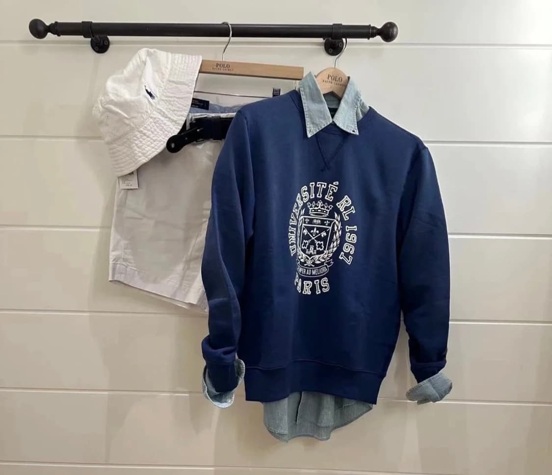 [미 시착 새 상품] 폴로랄프로렌 맨투맨 xs(남녀공용) 상품이미지1