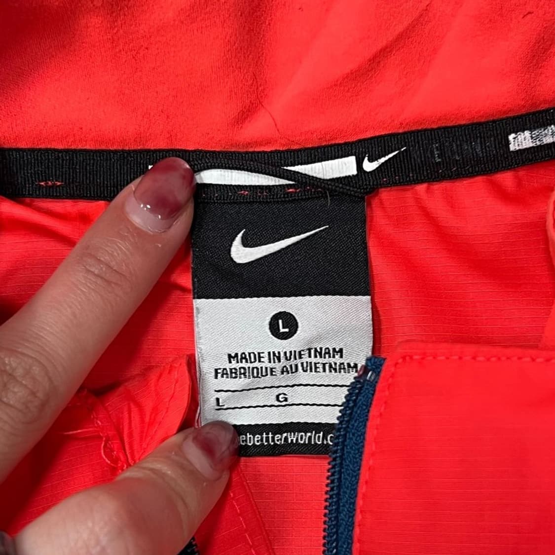 나이키 스포츠 배색 바람막이 v0686 상품이미지6