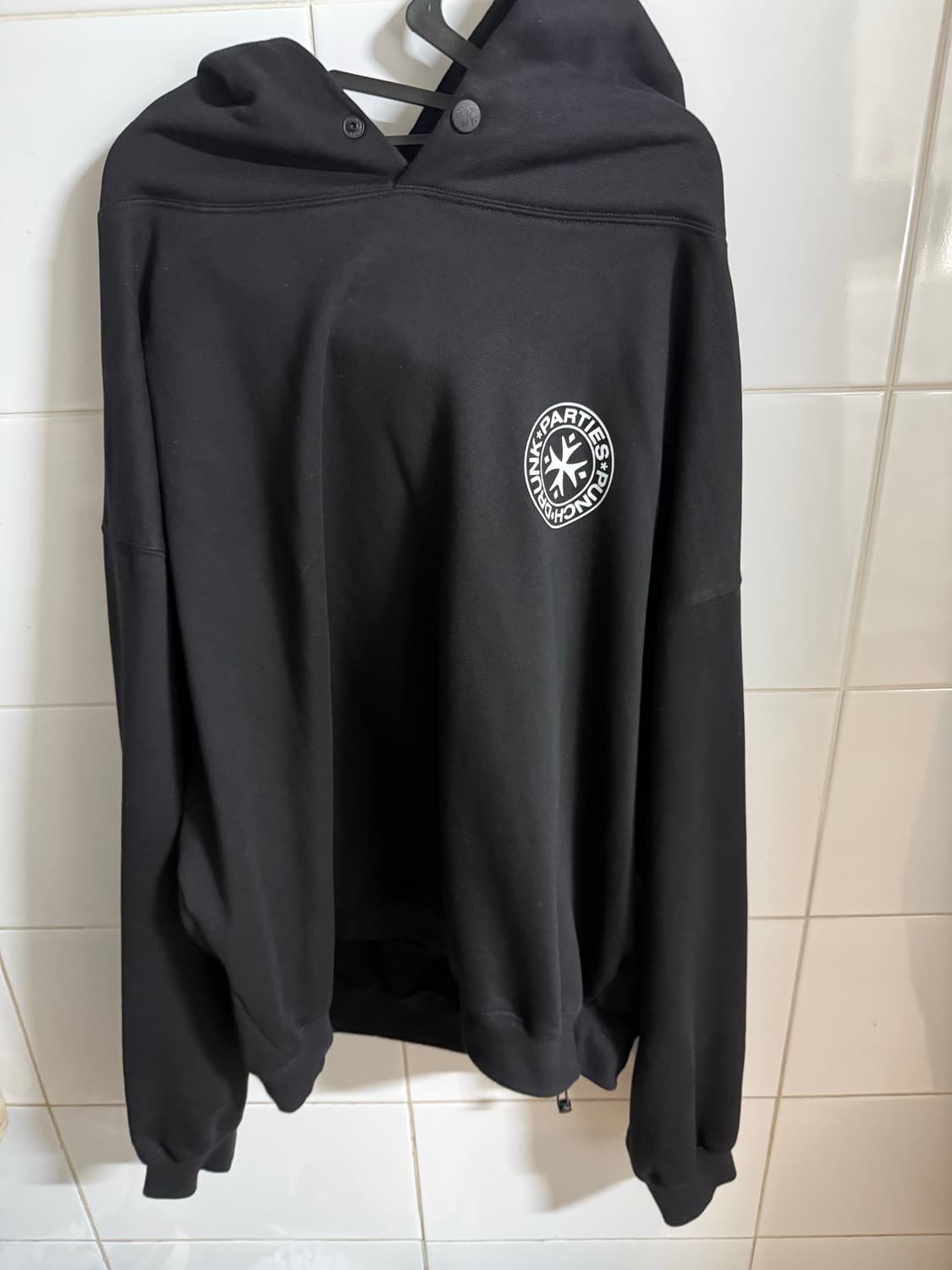 펀치드렁크파티즈 로고 후드티 2사이즈 상품이미지2