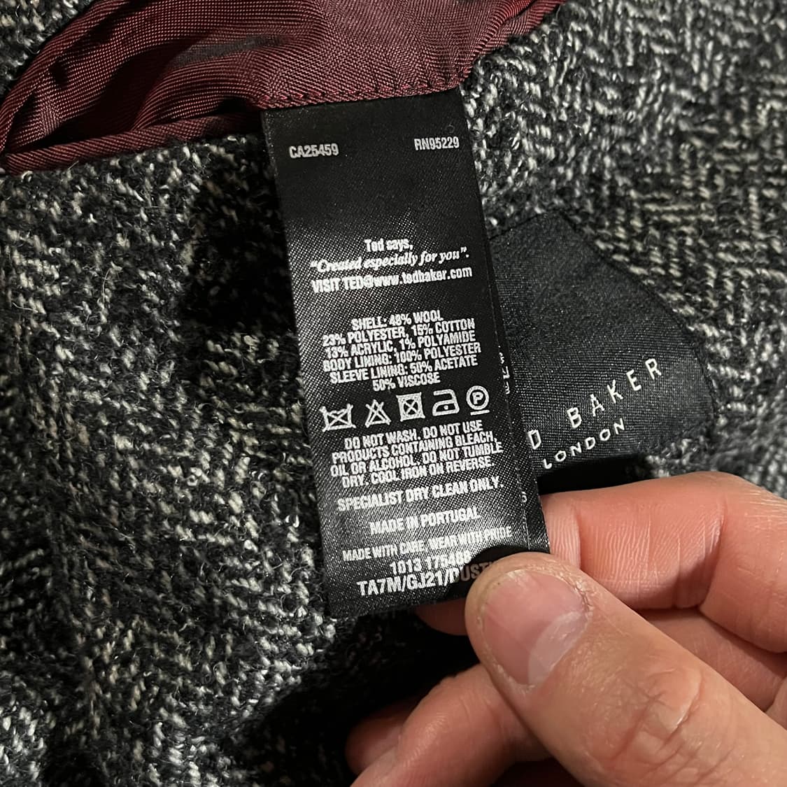 [95] 테드베이커 보카시 헤링본 자켓 상품이미지10