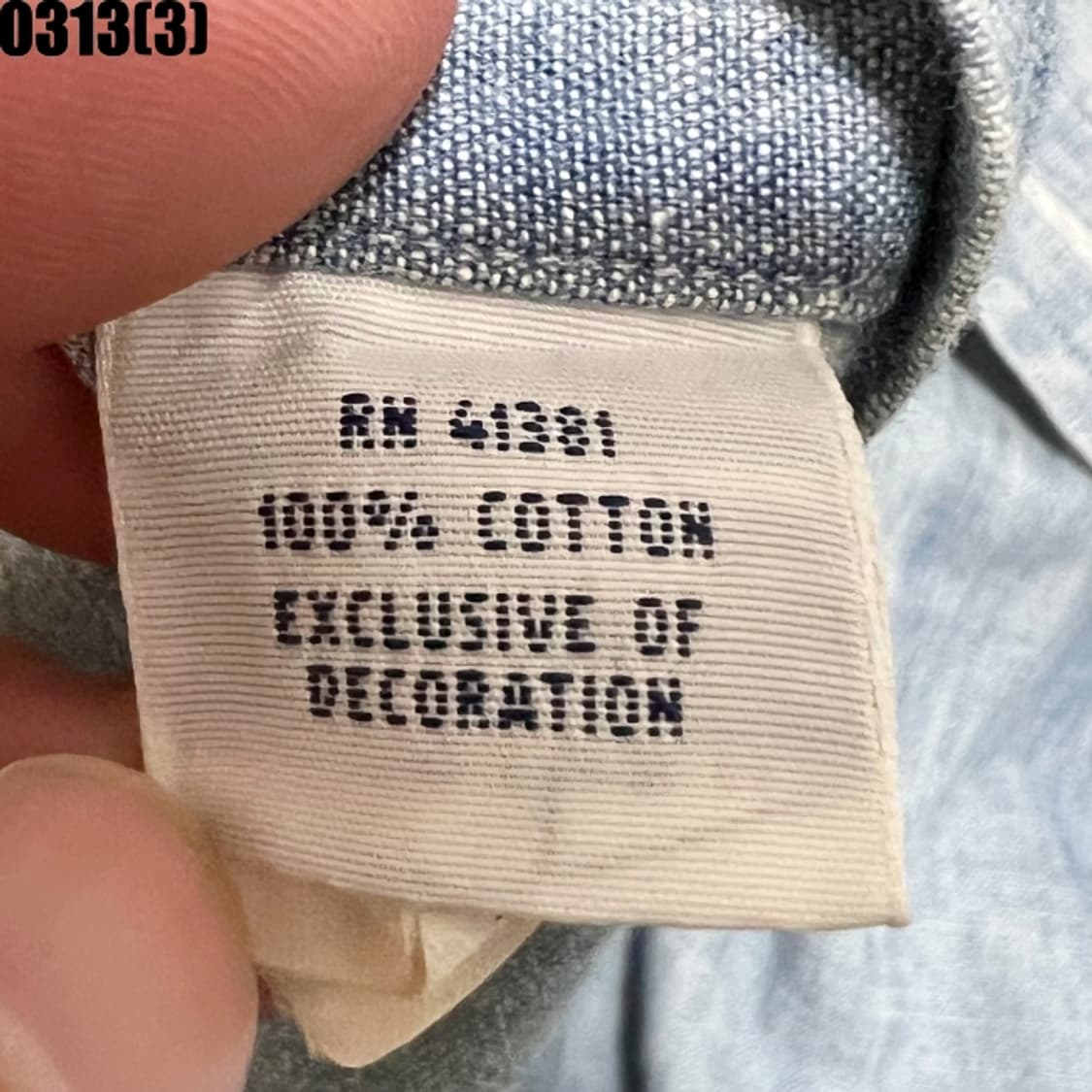 랄프로렌 데님 셔츠 상품이미지5