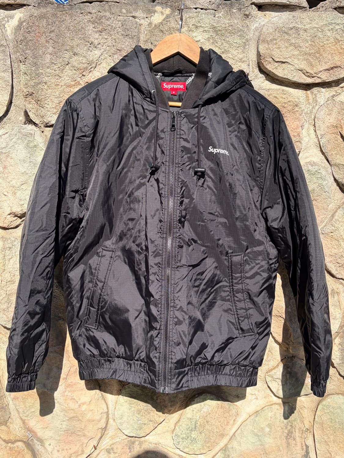 15fw 슈프림 투톤 사이드라인 패딩 자켓 상품이미지3