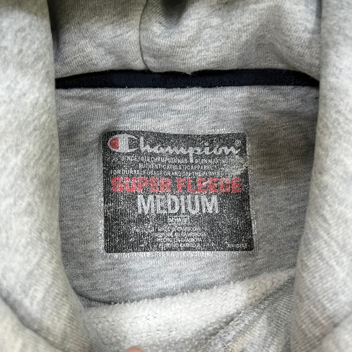 M 챔피온 긴팔 후드 티셔츠 0312M1 상품이미지2