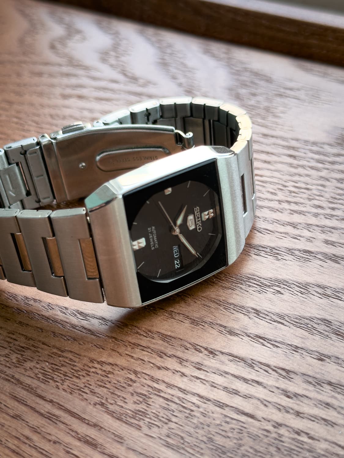 [희귀] 세이코 5 블랙 TV스크린 - 오토매틱 21석 (Squar 상품이미지6