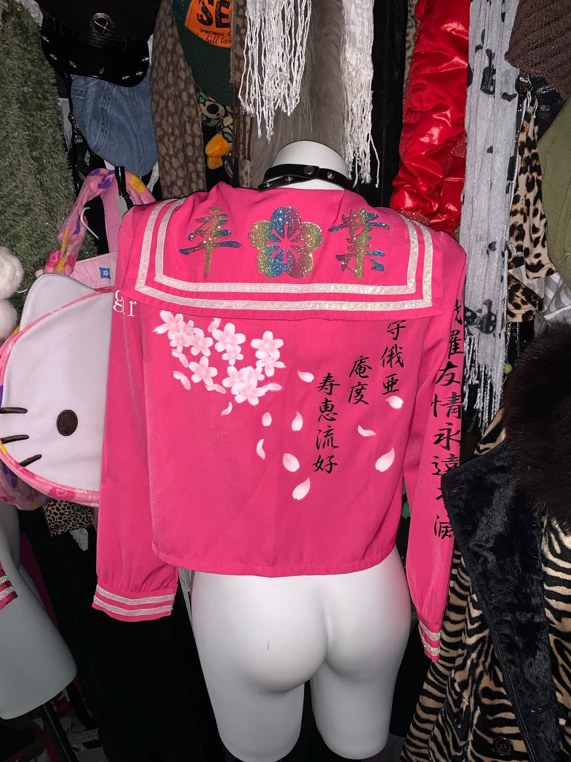 키치 갸루 양키 핑크 세라탑 상품이미지2