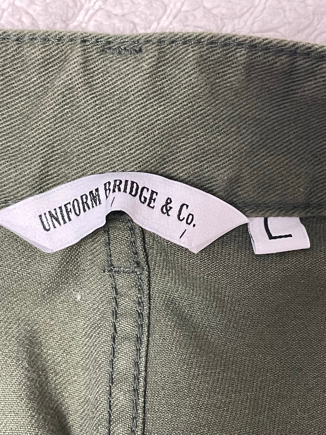 유니폼 브릿지 퍼티그 팬츠 올리브 L(31인치) 상품이미지7