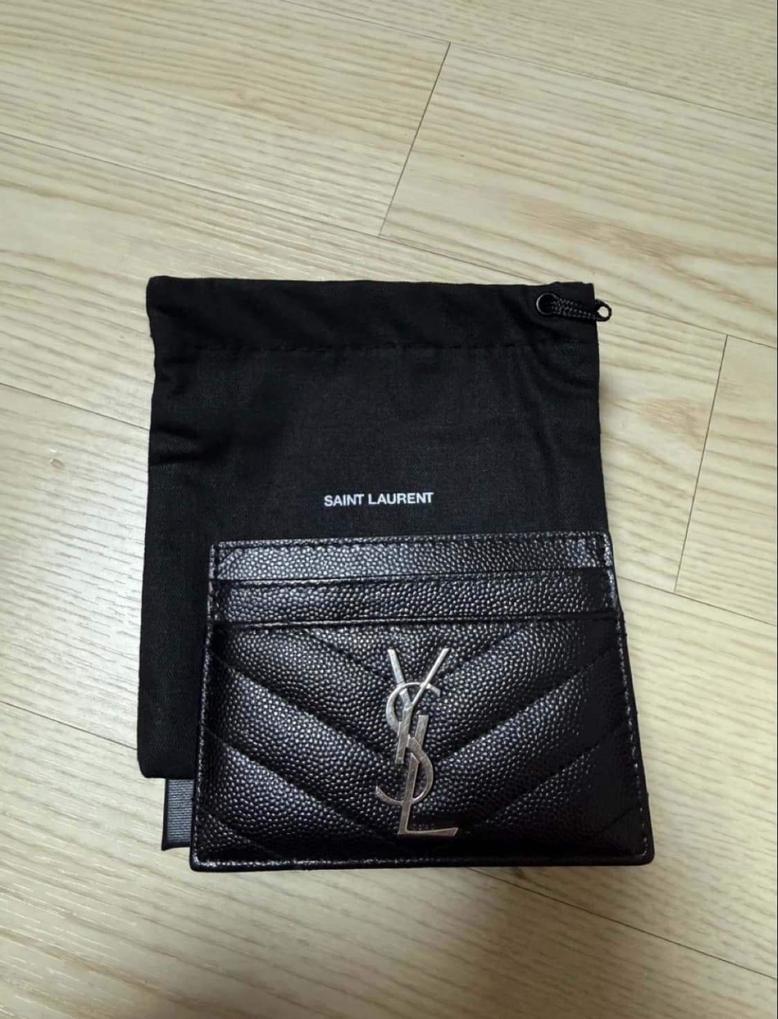 입생로랑 카드지갑 은장 상품이미지1