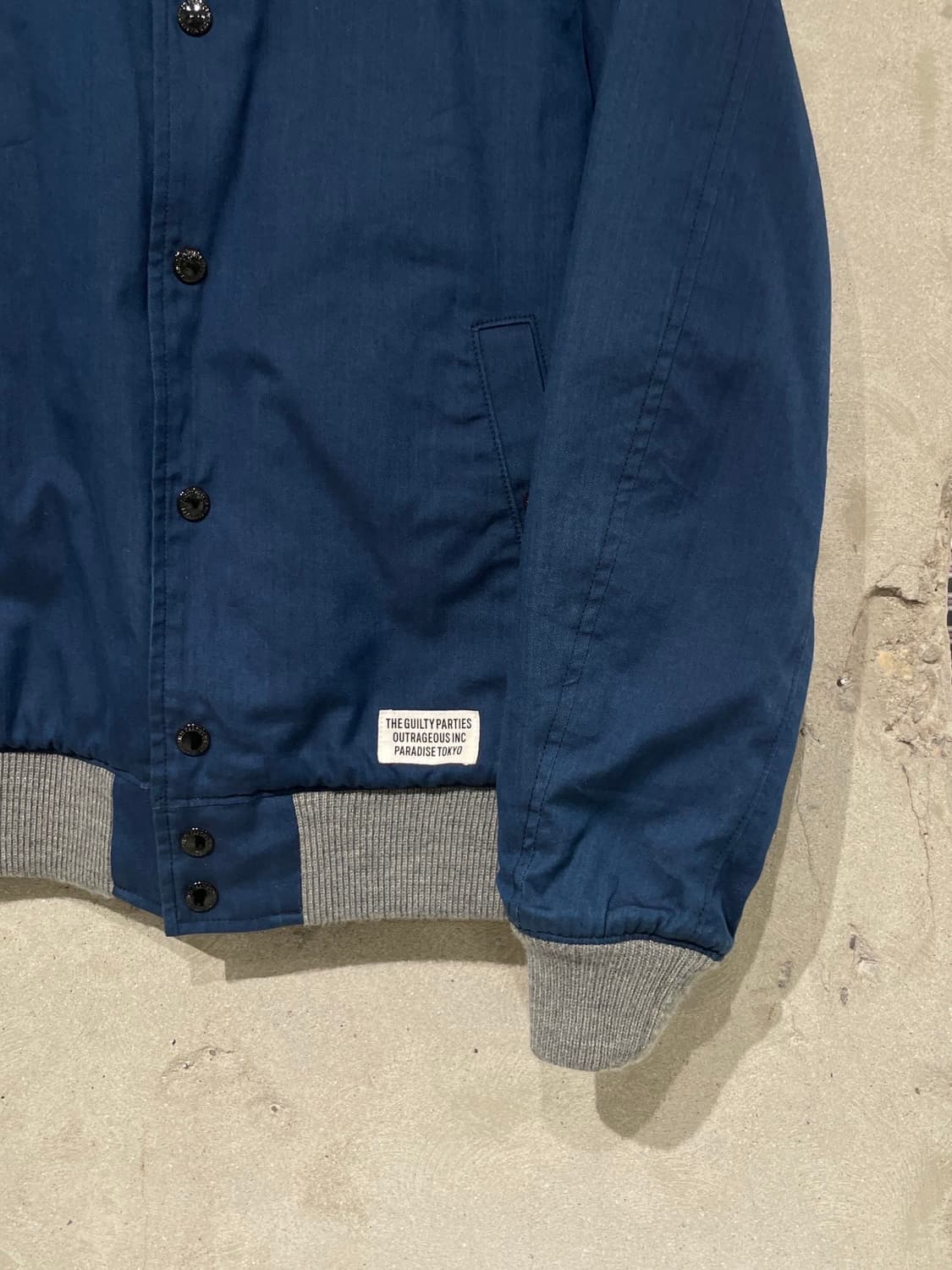 와코 마리아 길티 파티즈 블루 스냅 버튼 블루종 자켓 상품이미지5