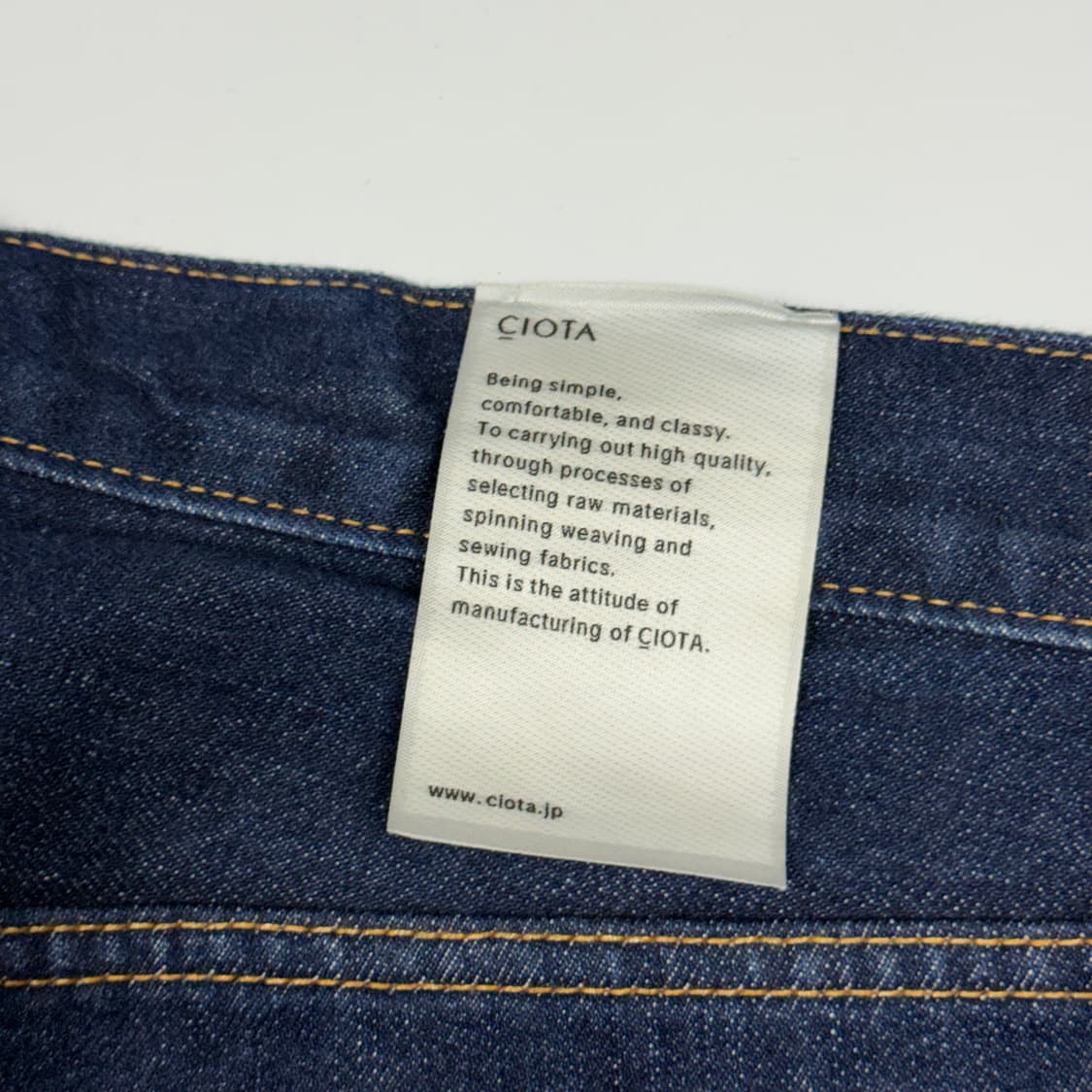 (34) 시오타 x J.S 홈스테드 셀비지 데님 상품이미지10