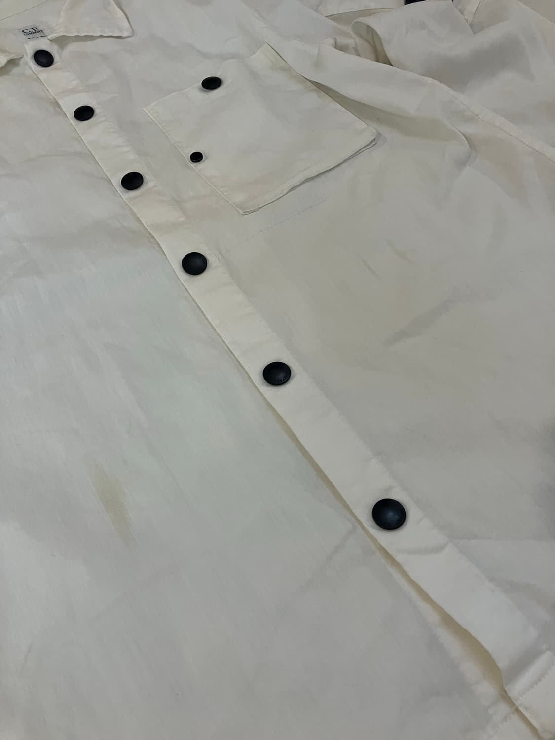 CP 컴퍼니 렌즈와펜 화이트 셔츠 자켓 오버셔츠 상품이미지8