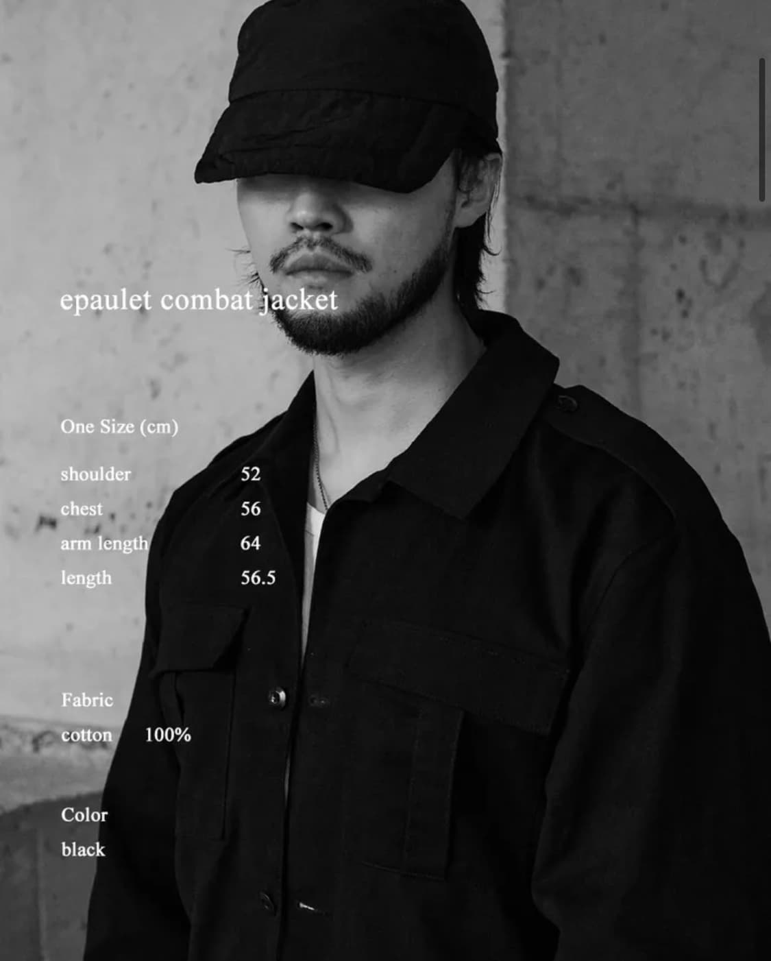 뉴치프시크dp Epaulet Combat Jaket 상품이미지5