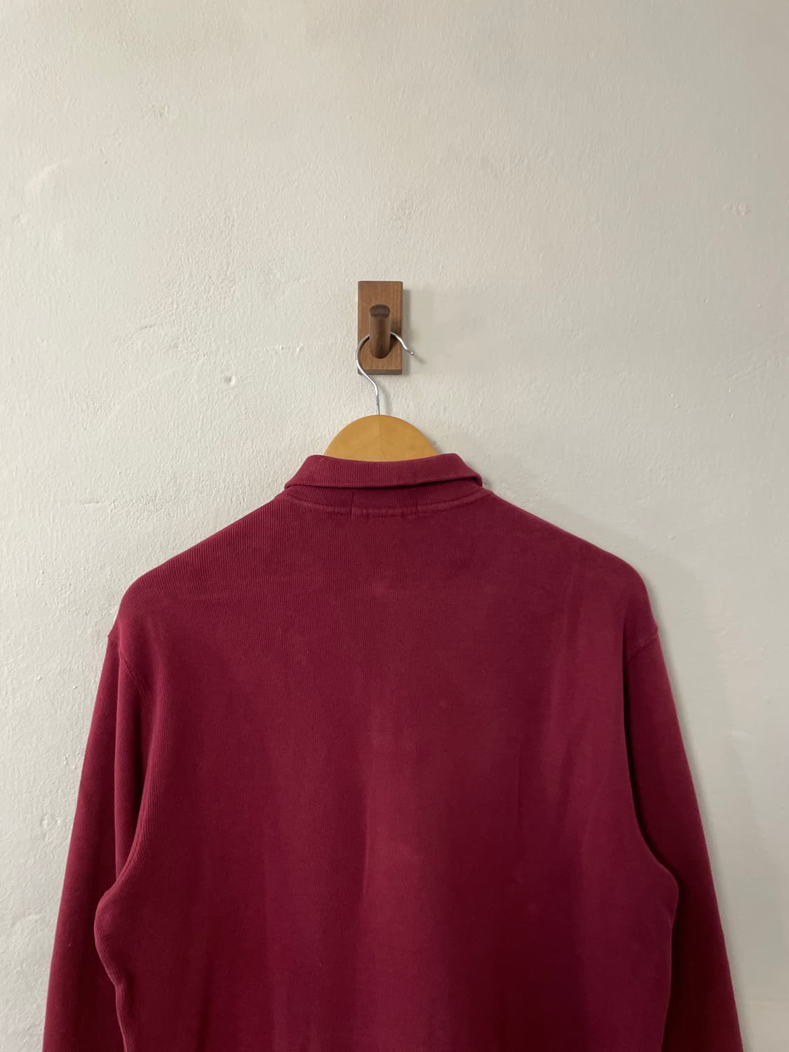 폴로 버건디 반집업 니트  상품이미지10