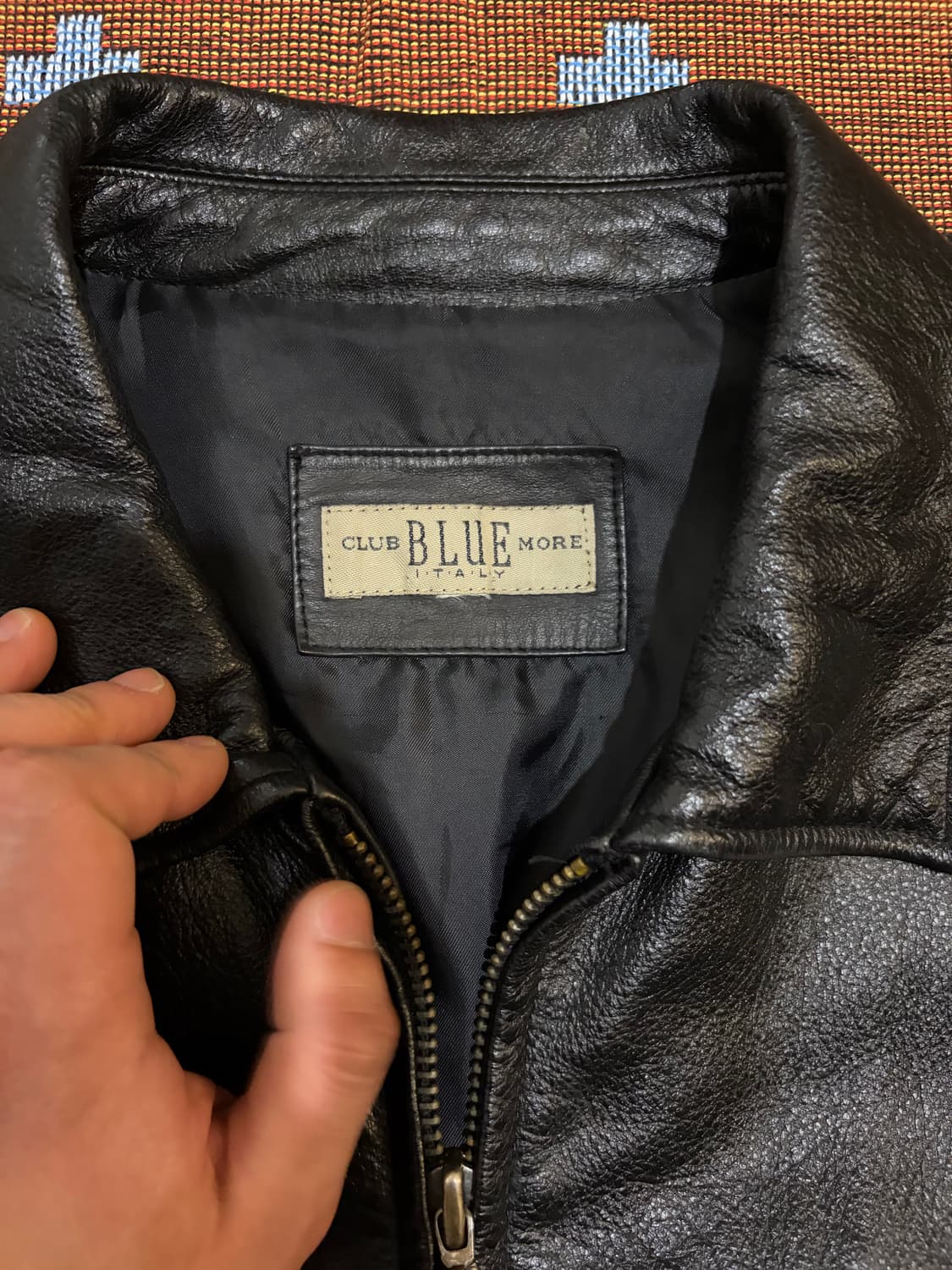 100) 이태리 카우하이드 싱글라이더 가죽자켓 상품이미지4