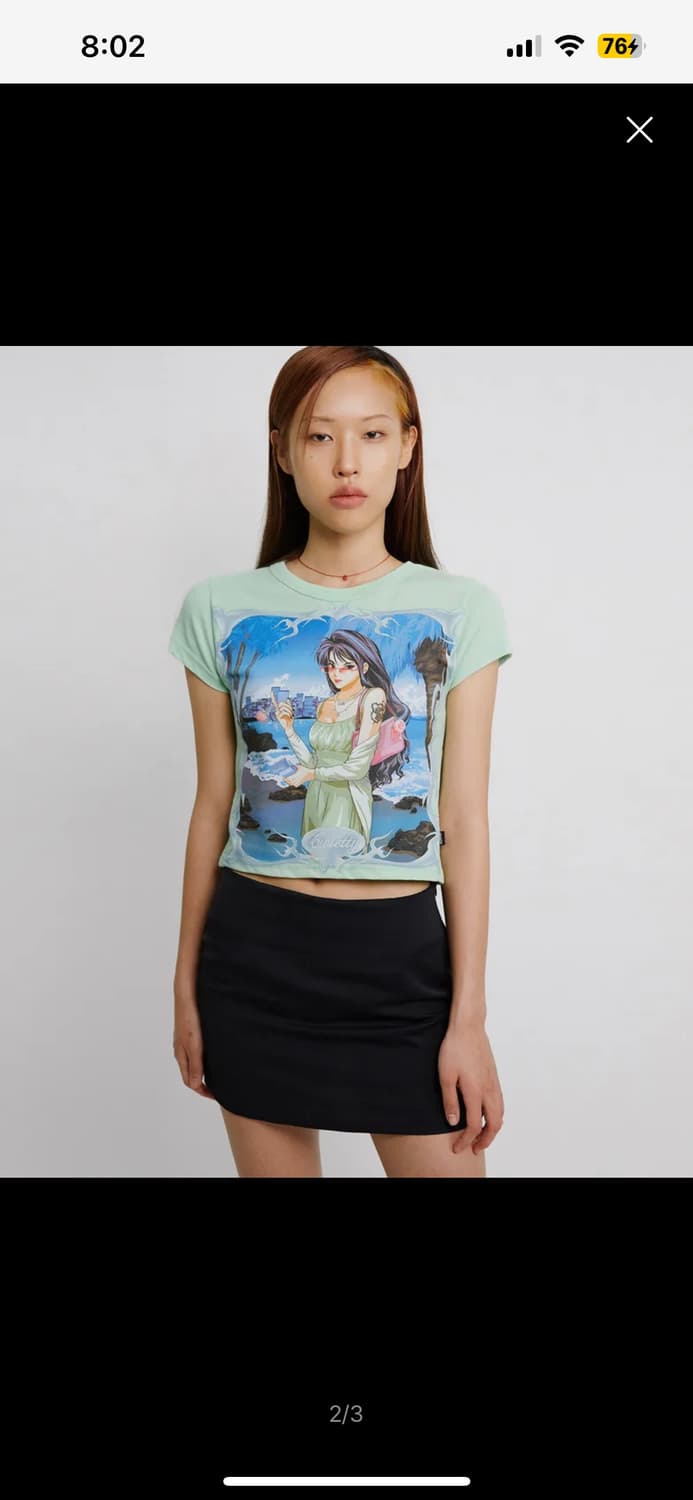 [큐리티] C MIIGO X WOMEN GRAPHIC T-SHIRT_MI 상품이미지1