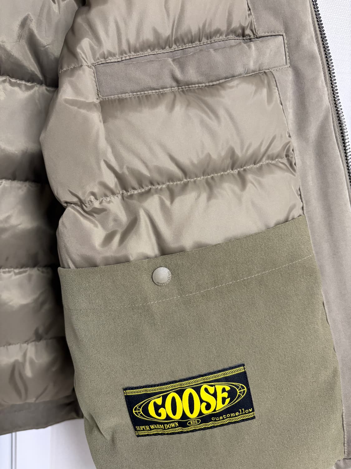 커스텀멜로우 숏 구스 다운 패딩 100 상품이미지7