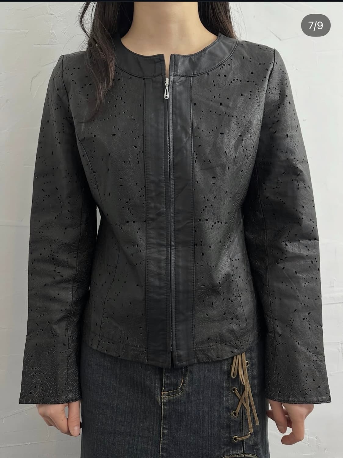 m/m punching leather jacket 상품이미지4