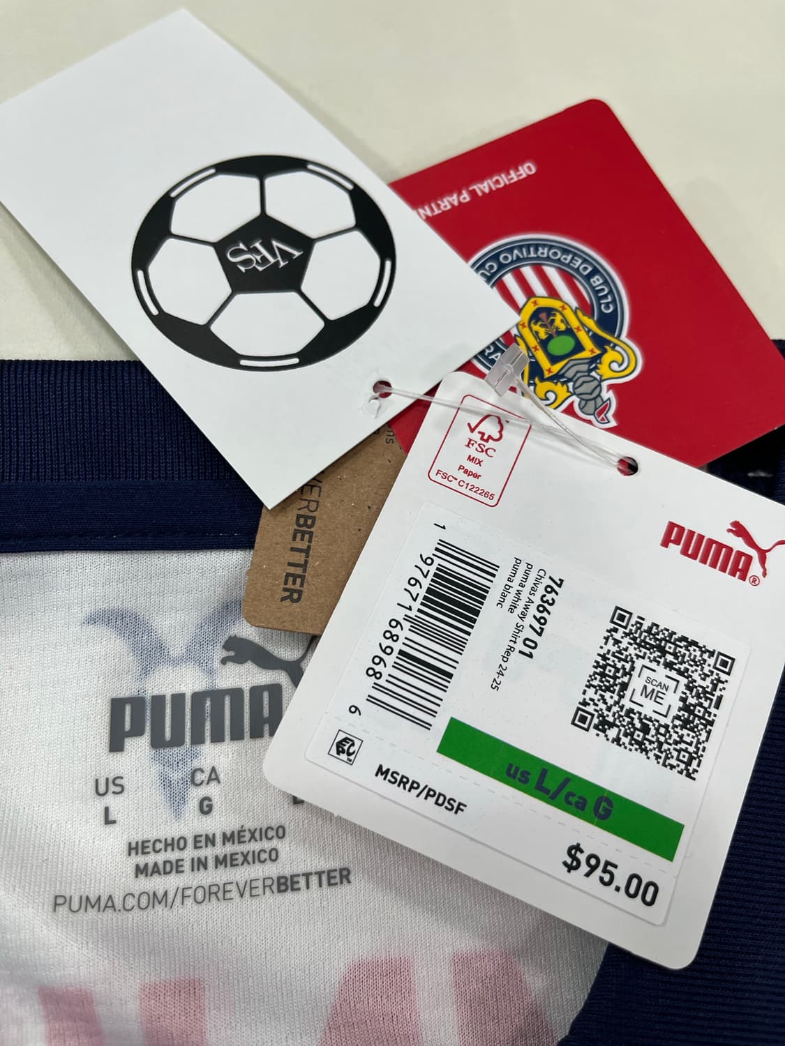 푸마 24-25 CD 과달라하라 어웨이 치차리토 (새제품) 상품이미지3