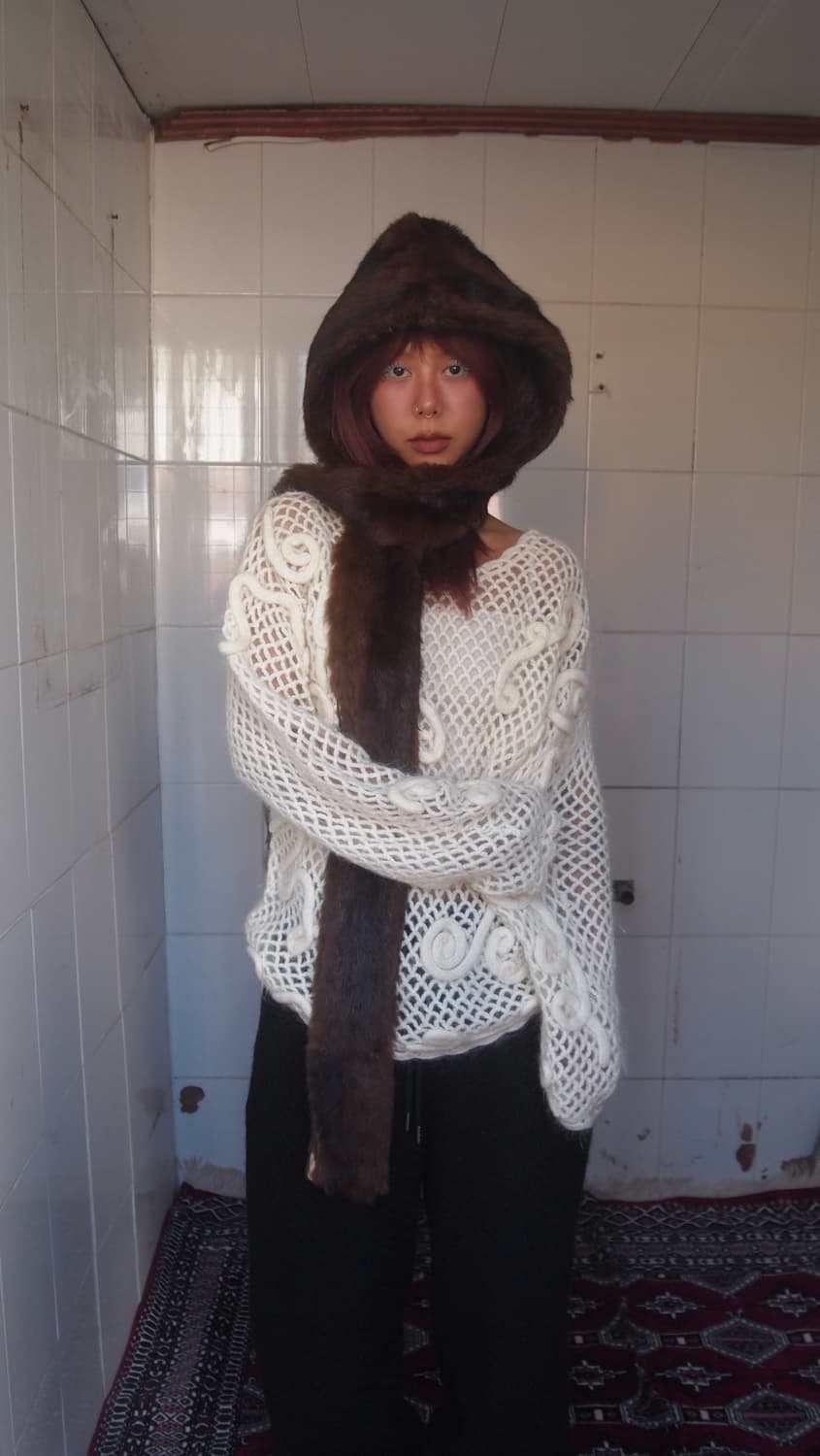 빈티지 스월 크로셰 니트 상품이미지1