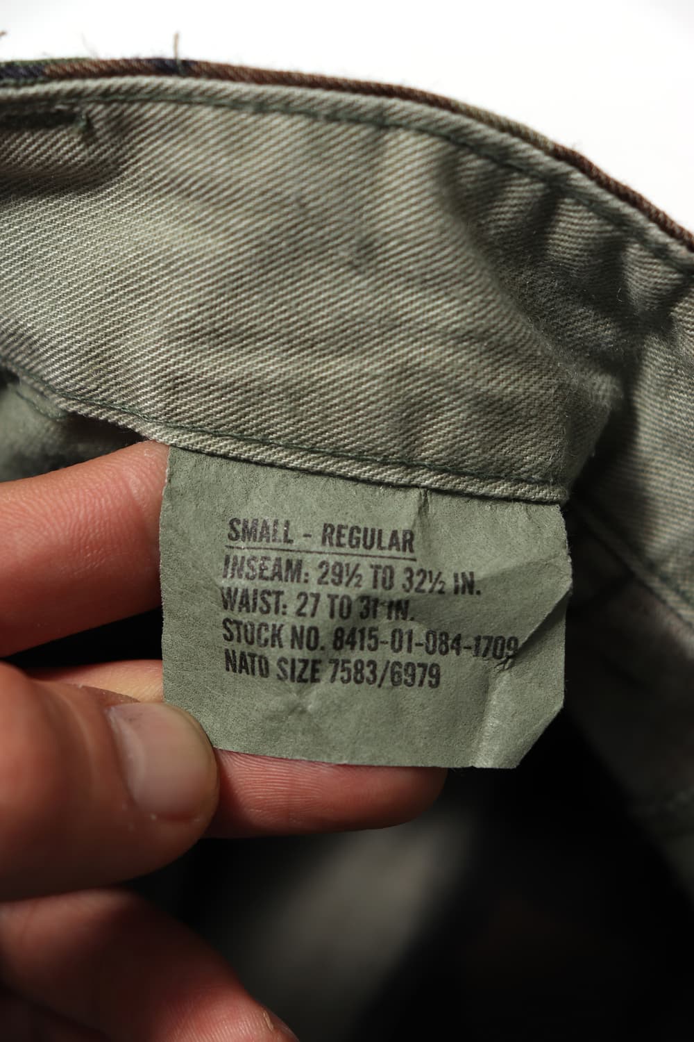 USA ARMY BDU 우드랜드 팬츠 size SR 상품이미지5