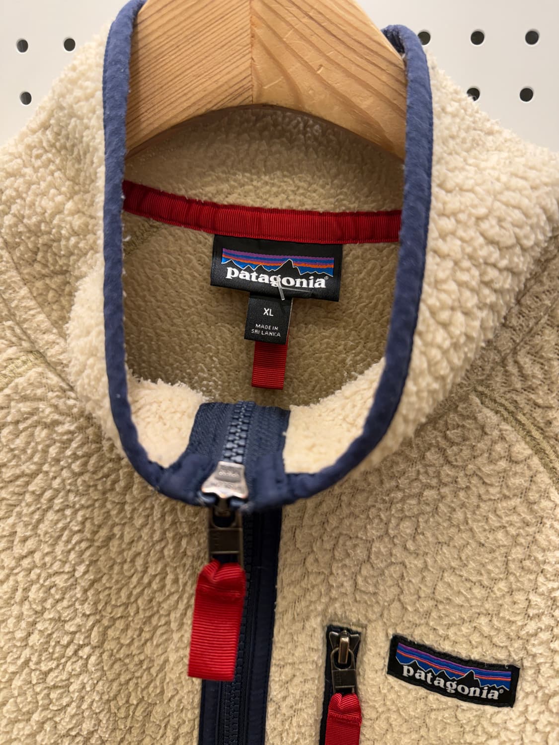 파타고니아 아이보리 플리스 집업 U366 상품이미지4