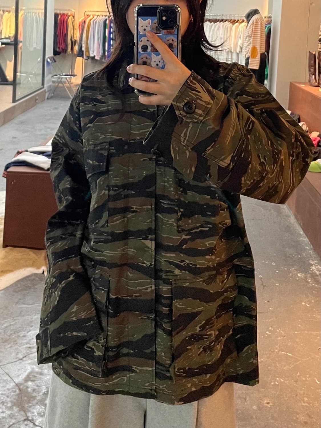 US ARMY 타이거 카모 퍼티크 자켓 H192 상품이미지1