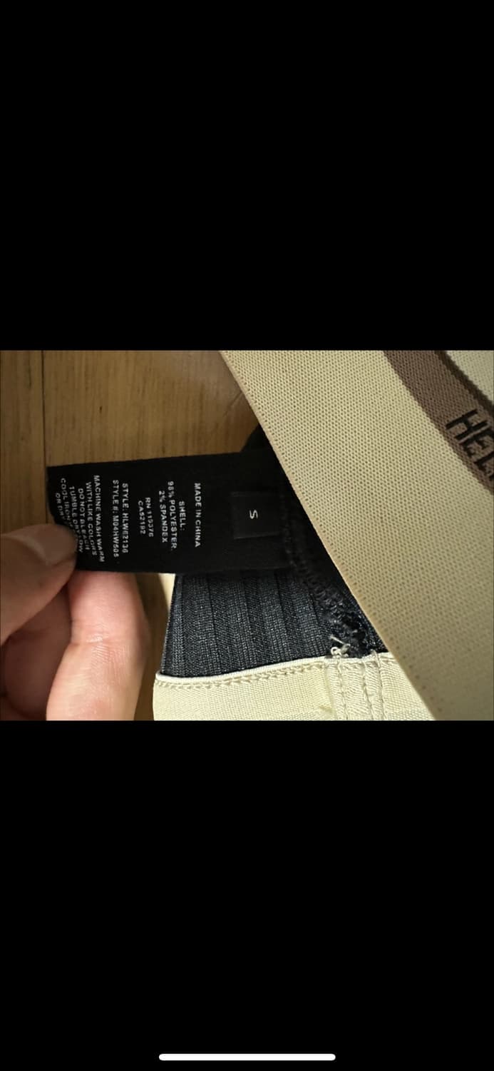 헬무트랭 로고 밴딩 크롭탑 S 상품이미지2