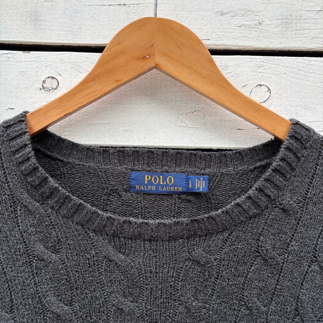 Polo 폴로 케이블 꽈배기 니트 상품이미지3