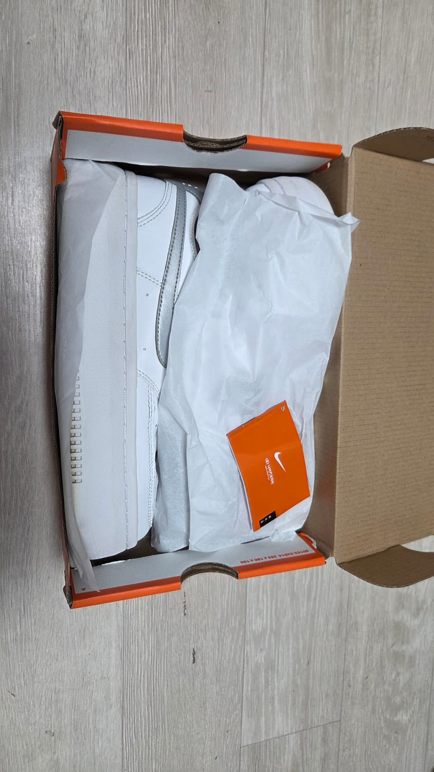 나이키 정품 코트 비전 알타 LTR 화이트 메탈릭 플래티넘 250mm 상품이미지6