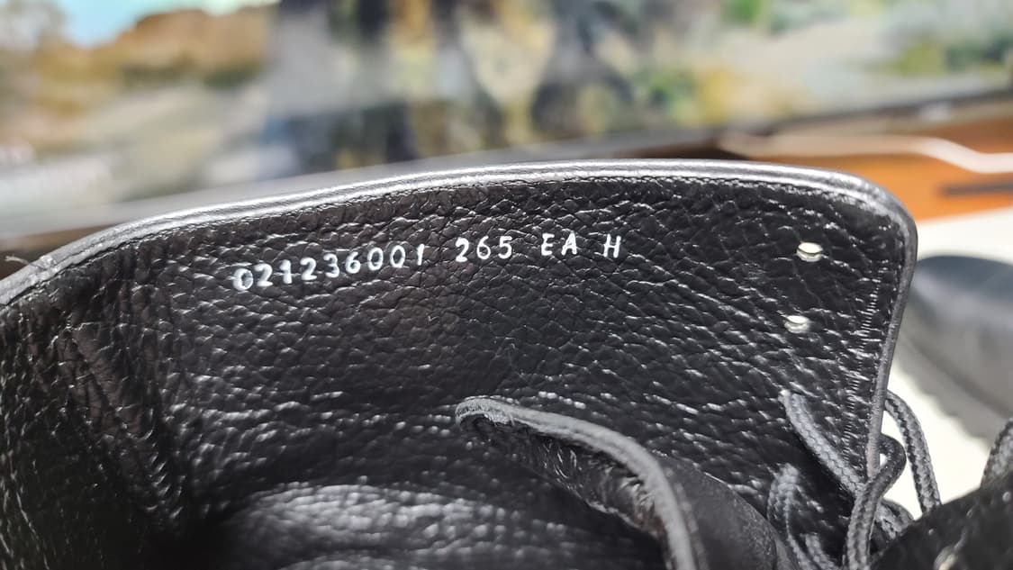 미소페 남성 소가죽 레이스업 워커 265, 블랙 상품이미지8