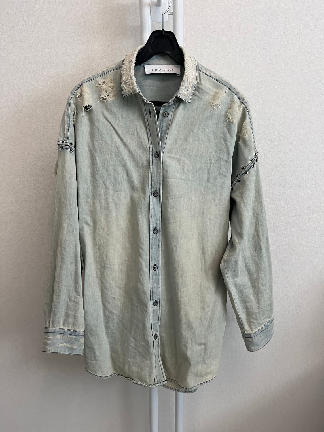 이로 데님 디스트로이드 셔츠 상품이미지7