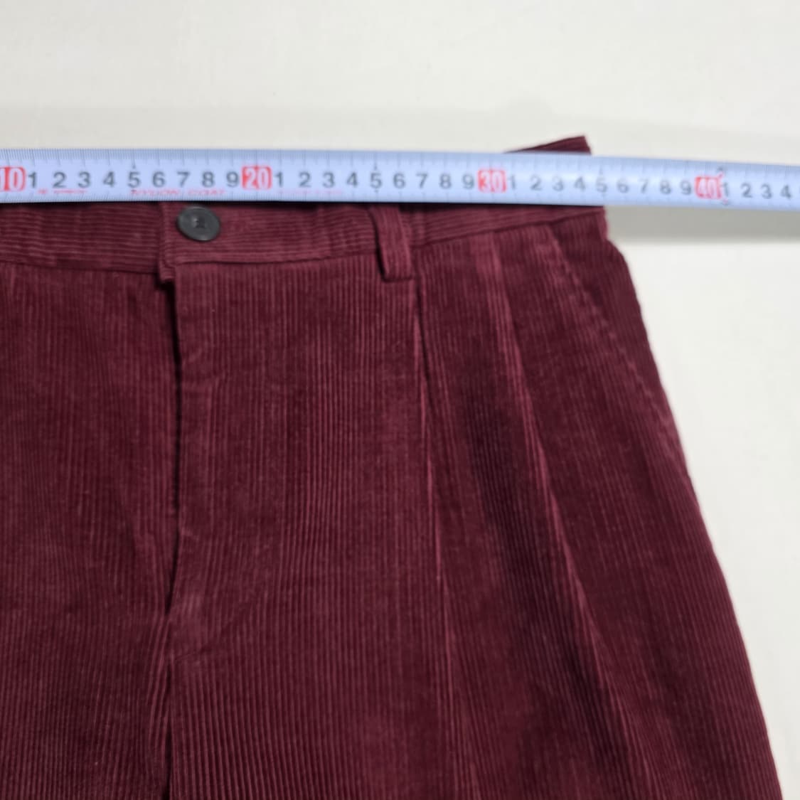 1083 슬로우애시드 코듀로이 팬츠 버건디 M 남성/여성루즈핏 상품이미지4